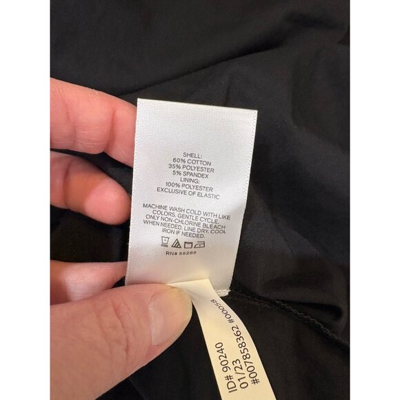 NWT Express Maxi Dress Women’s Tiered V-neck Smocked Waist black Witchy S Gypsy - Picture 11 of 12